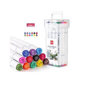 Deli Dual Tip Art Markers 12pc