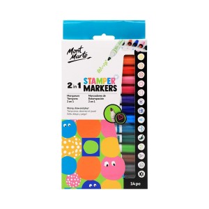 2 in 1 Stamper Markers 14pc