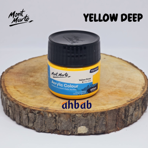 Mont Marte Acrylic Colour Paint  100ml (Yellow Deep)