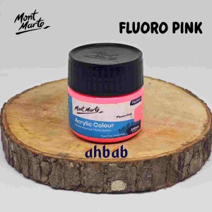 Mont Marte Acrylic Colour Paint  100ml (Fluoro Pink)