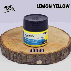 Mont Marte Acrylic Colour Paint  100ml (Lemon Yellow)