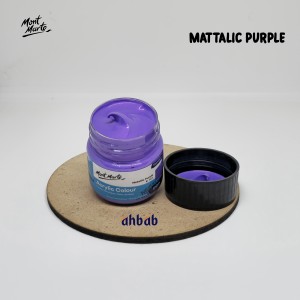 Mont Marte Acrylic Colour Paint 100ml Mattalic Purple