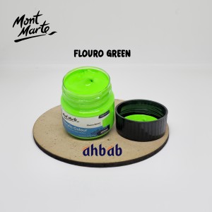 Mont Marte Acrylic Colour Paint 100ml (Fluoro Green)