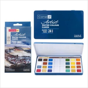 Artist watercolor cakes 24 Shade