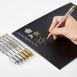 Baoke Metallic Gold Color Marker Pen