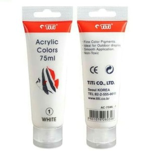 Acrylic color white- 75ml