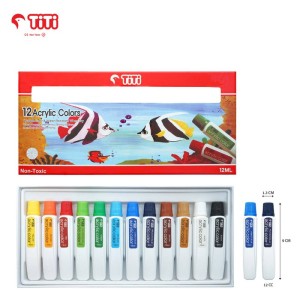 Acrylic color 12ml - 12 pcs