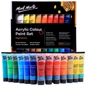 Acrylic Colour Paint Set 18pc x 36ml