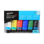 Acrylic Colour Primary Paint Set 6pc x 50ml