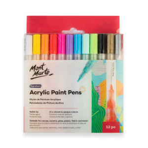 Acrylic Paint Pens Fine Tip 12pc