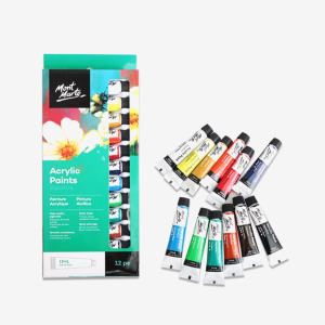 Mont Marte Acrylic Paints 12pc x 12ml