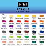 Acrylic Paint 12ml 36 Colors