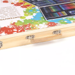 180pcs Deluxe wooden case drawing art set colouring set for kids