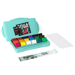 Himi Gouache Set With Brushes 18colors 30ml (Blue)