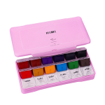 Himi Gouache Paint Set 30ml 18colors Jelly Cup (Pink Box)