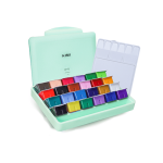 Himi Gouache Paint Set 30ml 24 colors Jelly Cup (Green Box)