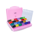 Himi Gouache Paint Set 30ml 24 colors Jelly Cup (Pink Box)