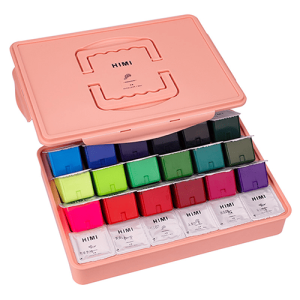 Himi Gouache Paint Set 80ml 24 colors Jelly Cup