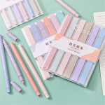 Double Tip Highlighter Pens Kawaii Candy Color Manga Markers Pastel highlighter set 6PCS