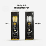 Gelly Roll Gel Pens 3pcs Set (White & Gold)