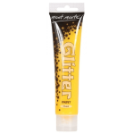 Acrylic Glitter Paint 75ml Yellow Colour