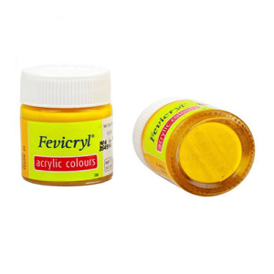 Febicryl Acrylic color 15 ml- Golden Yellow