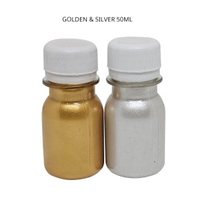 Handmade Aceryil Colour Golden & Silver 50ml