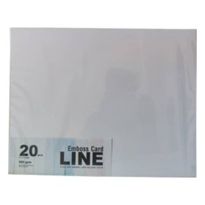 Line Wmboss Card 20 Shades