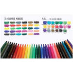 Mammoth Markers Set 50 Piece