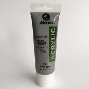 Maries Acrylic Colour Paint 75ml- Grey Deep