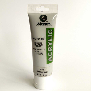 Maries Acrylic Colour Paint 75ml- Grey Pale