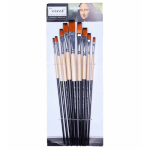 Monalisa Artist Paint Flat Brush Set 9 pcs