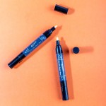 Dual Tip Acrylic Paint Pens Black 2pc