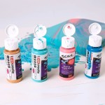 Pouring Acrylic Paint Set 4pc x 60ml - Flamingo