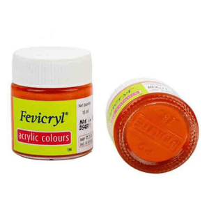 Febicryl Acrylic color 15 ml- Orange