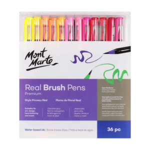 Real Brush Pens 36pc