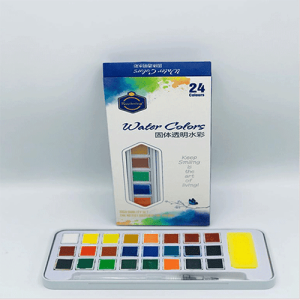 Water Color Solid Transparent set 24 color