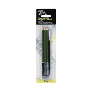 Watersoluble Graphite Pencils 5pc