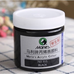 Acrylic Colour 100ml Black