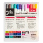 Dual Tip Fabric Markers 12pc