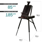 Black French Box Easel