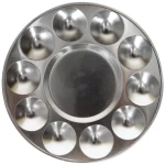 Aluminium Round Palette 10 Well