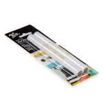 Dual Tip Acrylic Paint Pens White 2pc