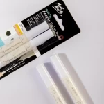 Dual Tip Acrylic Paint Pens White 2pc