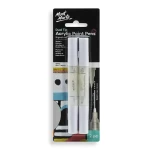 Dual Tip Acrylic Paint Pens White 2pc