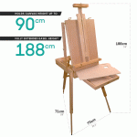 French Box Easel Extra large