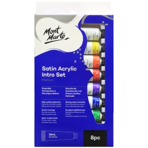 Satin Acrylic Intro Set 8pc x 18ml