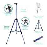 Metallic Tripod Easel Blue colour