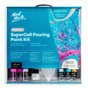 SuperCell Pouring Paint Kit 67pc