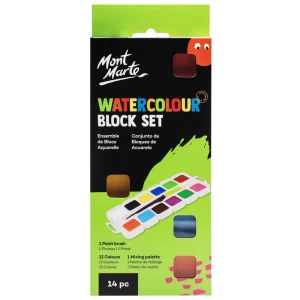 Watercolour Block Set 14pc